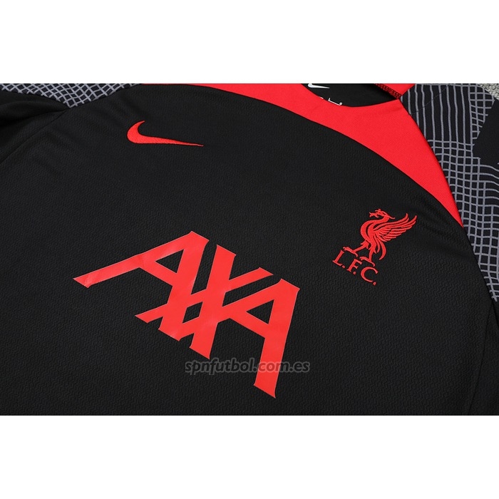 Chandal del Liverpool Manga Corta 2022-2023 Negro - Pantalon Corto
